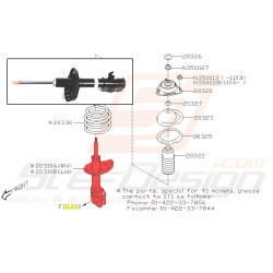 Amortisseur avant pour...