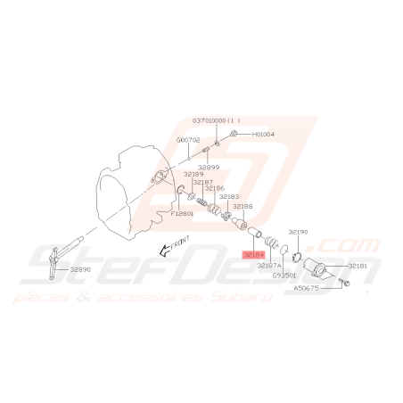 Couvercle Ressort Origine Subaru WRX 01-10 FORESTER 05-0743511