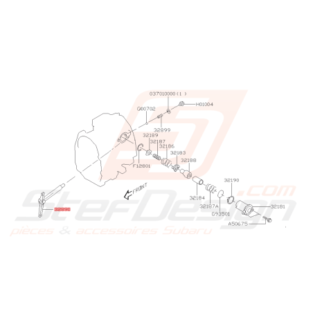 Axe Sélecteur Origine Subaru WRX 01-10 FORESTER 05-0743519