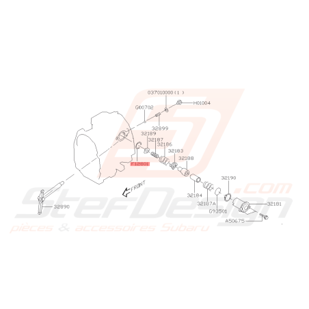 Circlips intérieur fourchette Subaru GT 93-00 WRX 01-10 FORESTER 05-0743522