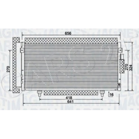 Condenseur de Climatisation adaptable Subaru WRX STI 2008 - 201443600