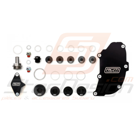 Kit de Fermeture de Bloc Moteur 13 Pièces Noir RCM pour Subaru Série EJ43829