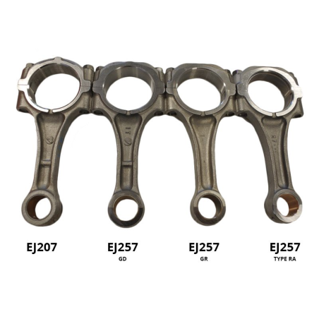 Bas moteur Subaru 2.5l STI RA Pistons forgés Wossner (assemblé)43908