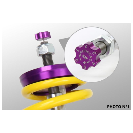 Kit Combinés Filetés Avec Coupelle KW V3 Clubsport pour Subaru  STI 08-1444391