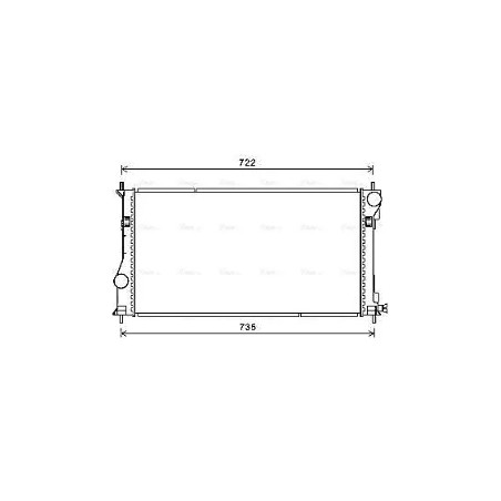 radiateur d'eau type origine pour Subaru BRZ et Toyota GT86 2013 - 201944521