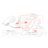 Clip Adaptable pour Subaru GT WRX/STI FORESTER44611