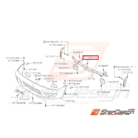 Clip Adaptable pour Subaru GT WRX/STI FORESTER44615