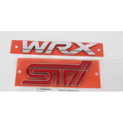 Logo de coffre "WRX STI"...