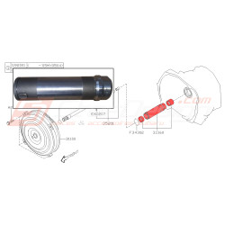 Arbre creux pompe à huile...