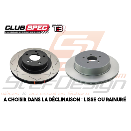 Disque arrière hybride DBA 4000 subaru WRX 01-0745138