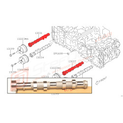 Arbre à cames admission...