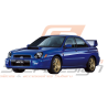 Prise d'air de capot Origine Subaru STI 2001 - 200245305