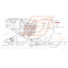 Attache Tuyau Origine Subaru WRX et STI 01-11 Forester Turbo 05/00-02 et Diesel 08-1245373