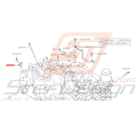 Capteur d'arbre à cam Origine Subaru Impreza EJ20Z WRX Forester Diesel 2008 - 201245377