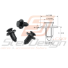 Clip Pare Choc Avant et Arrière Adaptable Subaru WRX STI 01-14 BRZ 13-1945626