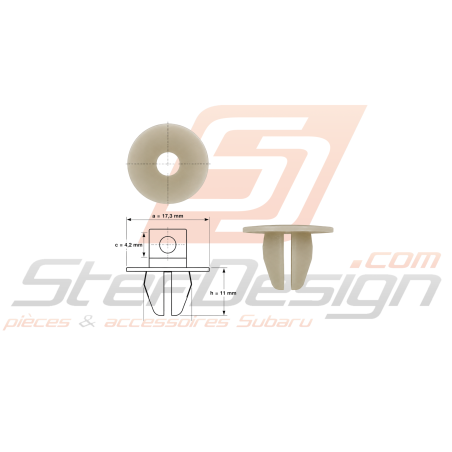 Cage pour vis Adaptable Subaru WRX STI 01-0445630
