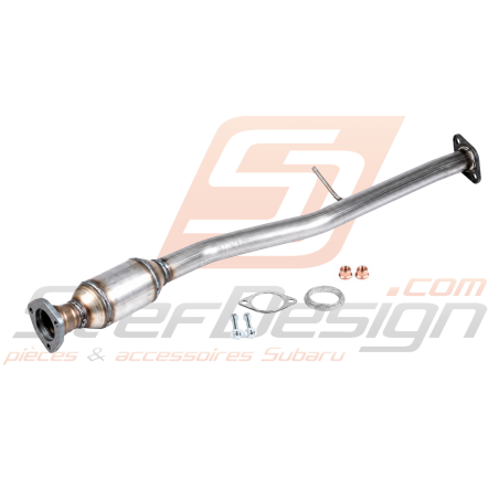 Intermédiaire Catalysé + Kit de Montage Adaptable pour Subaru GT45641