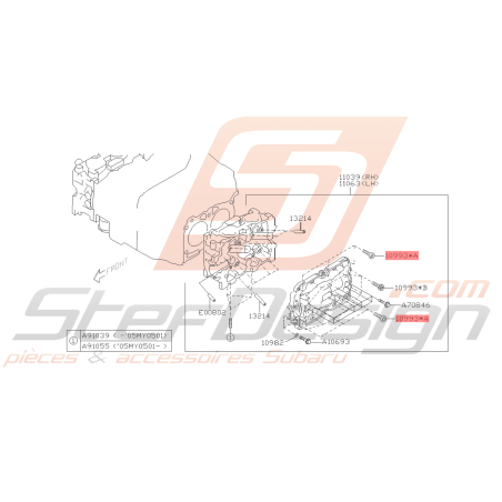 Vis Chapeau d'Arbre à Cames Origine Subaru Forester Atmo 200345684