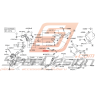 Support d'échappement Origine Subaru STI 2003 - 201945786