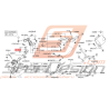 Joint up pipe haut origine Subaru GT 93-00 WRX STI 01-19 Forester Turbo 97-02/05-0745792