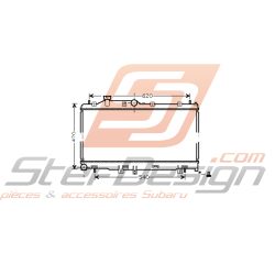 Radiateur subaru forester...