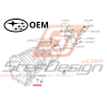 Joint de bouchon de vidange origine Subaru Legacy 2004 Tribeca 06 STI 08/1445867