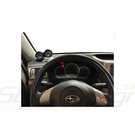 Support Manomètre Double 52 mm pour Subaru WRX STI 08-14 et Forester 08-12 (et diesel)46017