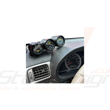 Support Manomètre Triple 52 mm pour Subaru WRX STI 08-14 et Forester 08-12 (et diesel)46020