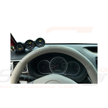Support Manomètre Triple 52 mm pour Subaru WRX STI 08-14 et Forester 08-12 (et diesel)46021