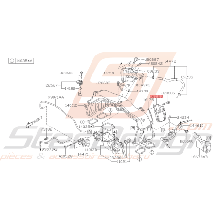 Boitier Papillon Origine Subaru XV 201646071