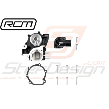 Pompe à eau RCM Black Series 2 ports avec thermostat 70°C Toute Subaru46089