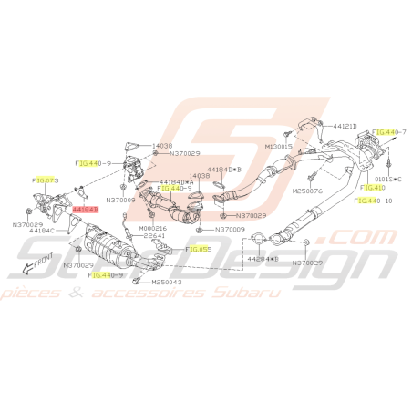 Joint entrée turbo SUBARU Diesel 2009 / XV 201646109