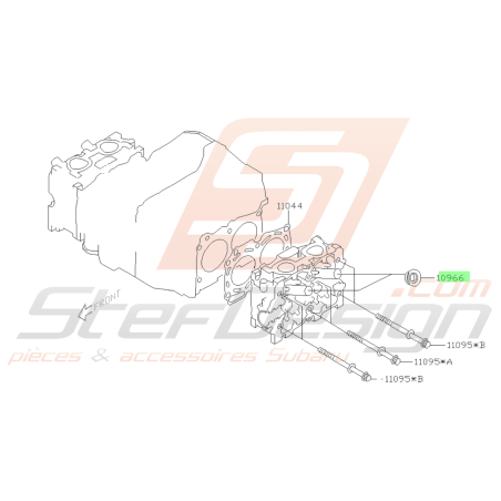 Pack 4 Joint puit de bougie Origine Subaru OUTBACK / Impreza46124