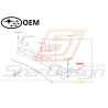 Baie de Parebrise Gauche Origine Subaru WRX 2009 - 201046289
