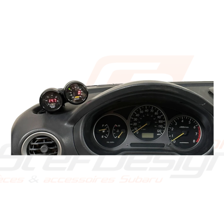 Support Manomètre Double 52 mm pour Subaru WRX STI 01-0746331