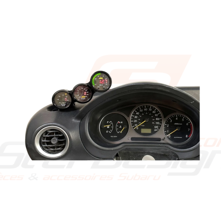 Support Manomètre Triple 52 mm pour Subaru WRX STI 01-0746335