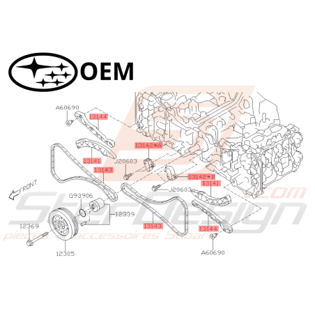 Pack distribution Origine Subaru BRZ et GT86 2013-202046347