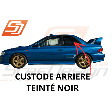 Custode Arrière Adaptable teinté noire Subaru Impreza GT 93-00 3 portes Type R/P146360