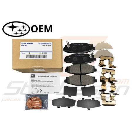 Pack plaquettes de frein/entretoises arrière subaru WRX 08-10 forester46477