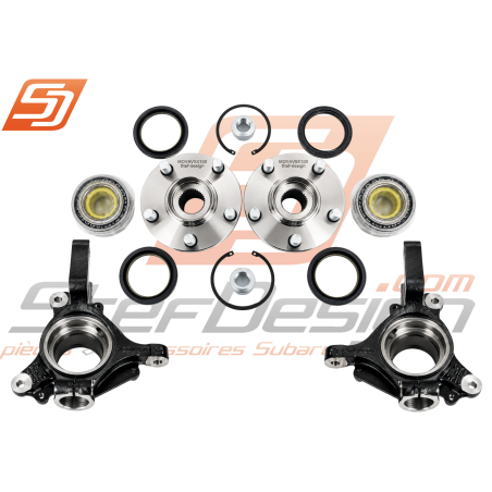 Pack 2 Moyeu Roulement avant assemblé Subaru Impreza GT 93-00 / WRX 01-07 STI 01-04-Forester46561