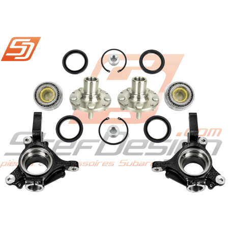 Pack 2 Moyeu Roulement avant assemblé Subaru Impreza GT 93-00 Forester 96-9946578