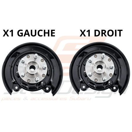 Pack de 2 moyeux avec roulements et flasques assemblés Origine Subaru WRX 2001-200746598
