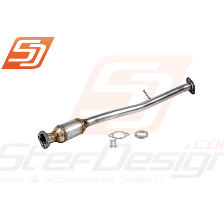 Intermédiaire Catalysé + Kit de Montage Adaptable pour Subaru GT46816