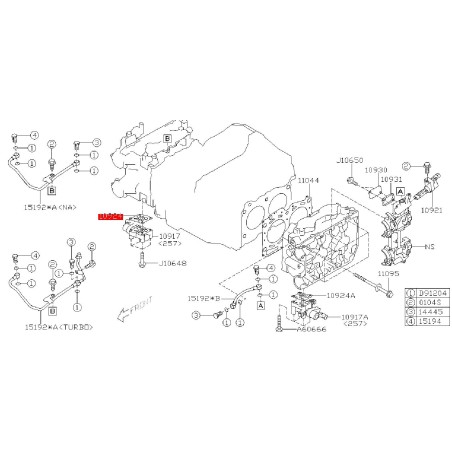 Joint de came variable échappement droit 200+
