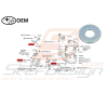 Rondelle Origine Subaru GT 93-00 WRX STI 01-14 FORESTER 97-02/05-0746878