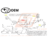 Silent Bloc Bras avant Origine Subaru Legacy 201246891
