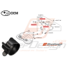 Attache Tuyau Origine Subaru GT 93-00 WRX STI 01-14 BRZ 13-19 Forester Turbo 97-02/05-0747046
