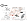 Ensemble secondaire réservoir essence Subaru GT 96-00 WRX STI 01-07 Forester 97-02/05-0747051
