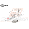 Couvercle thermostat Origine Subaru GT 93-00 WRX 01-10 STI 01-19 FORESTER Turbo 97-02/05-0747093
