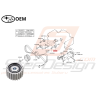 Galet cranté SUBARU GT 93-00 WRX/STI 01-19 Forester  97-02/05-0747107
